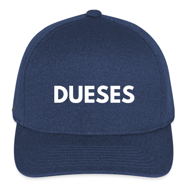 Dueses Fitted Melange Baseball Cap - heather navy