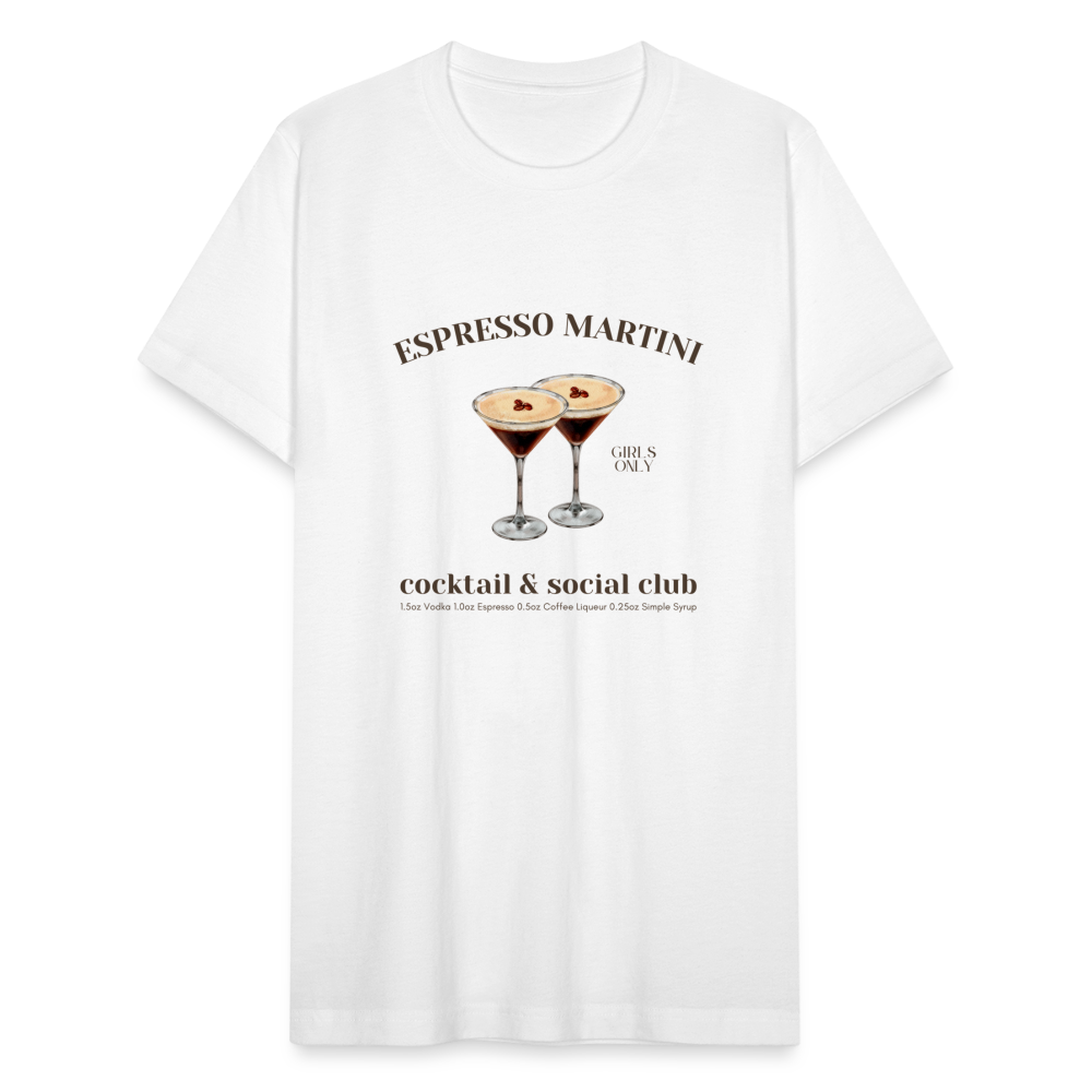 Espresso Martini Cocktail & Social Club T-Shirt - white