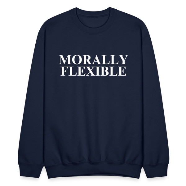 Morally Flexible Sweatshirt - navy