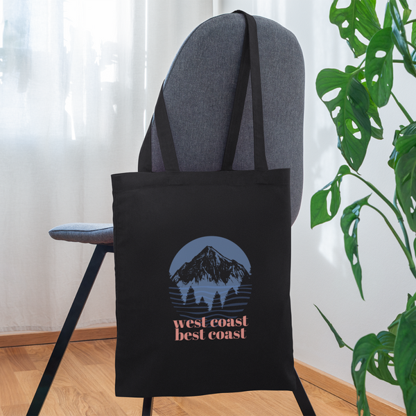 West Coast Best Coast Tote Bag - black