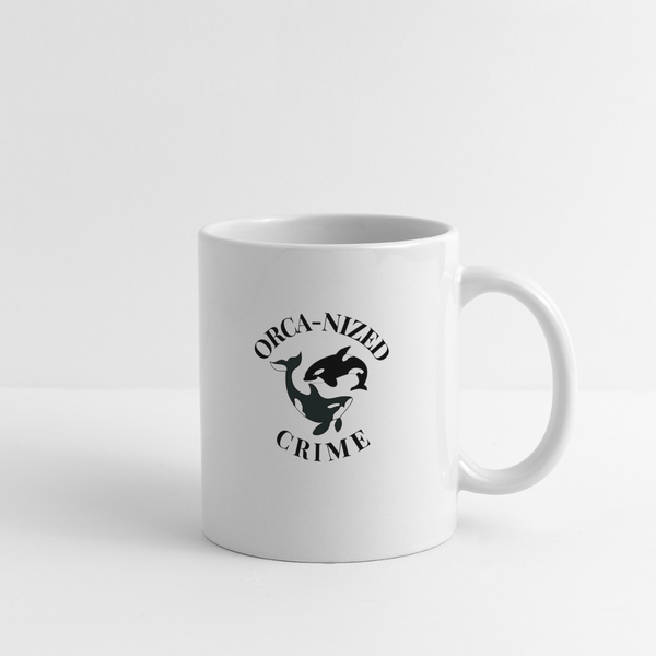 Orca-nized Crime Mug - white