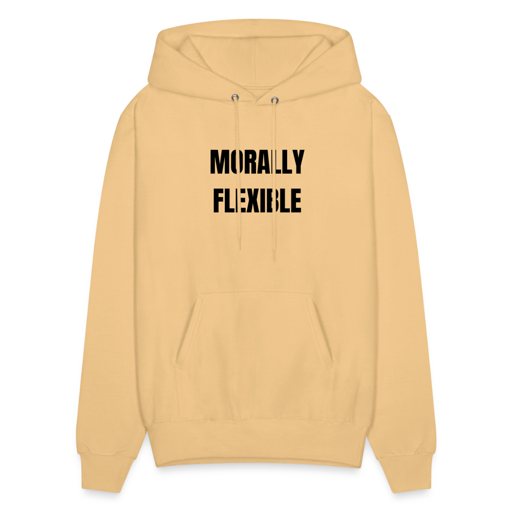 Morally Flexible Men's Hoodie - light yellow