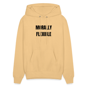 Morally Flexible Men's Hoodie - light yellow