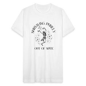 Surviving Purely Out of Spite T-Shirt - white