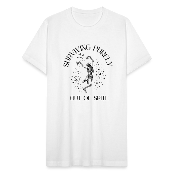 Surviving Purely Out of Spite T-Shirt - white