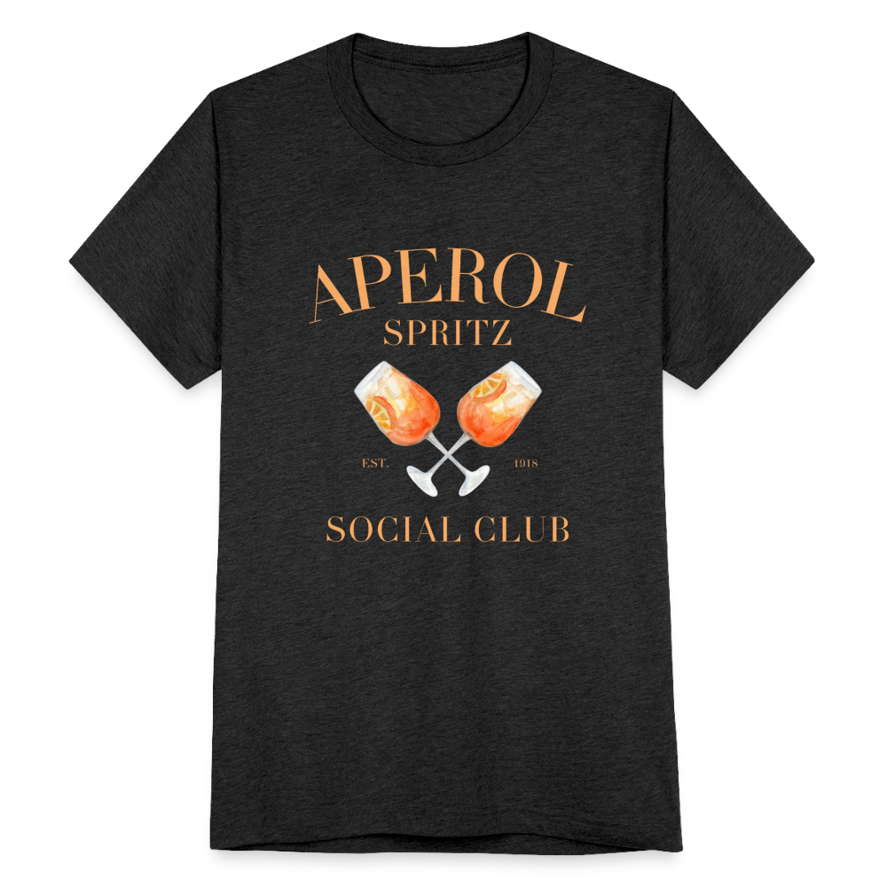 Aperol Spritz Social Club T-Shirt - heather black