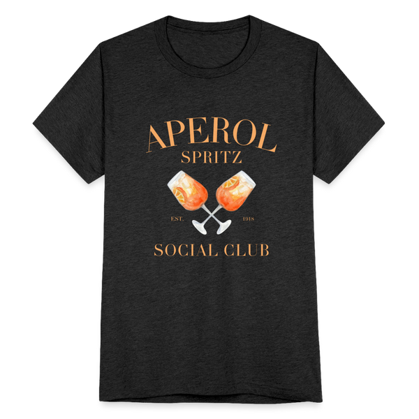 Aperol Spritz Social Club T-Shirt - heather black