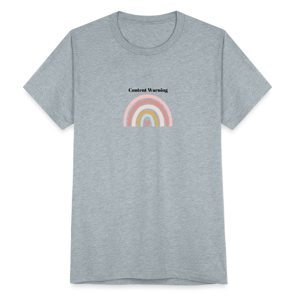 Content Warning T-Shirt - heather grey