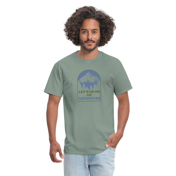 Let's Go On An Adventure Unisex Classic T-Shirt - sage