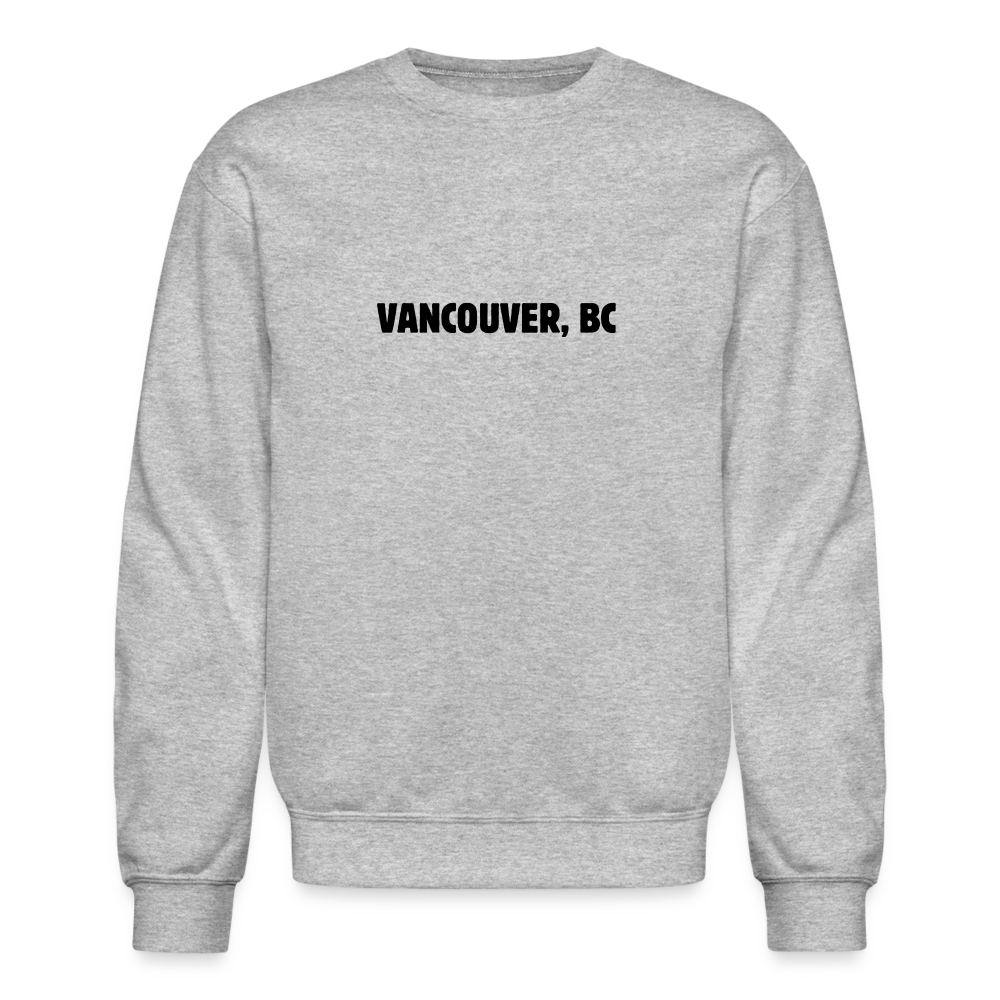 Vancouver BC Crewneck Sweatshirt - heather gray