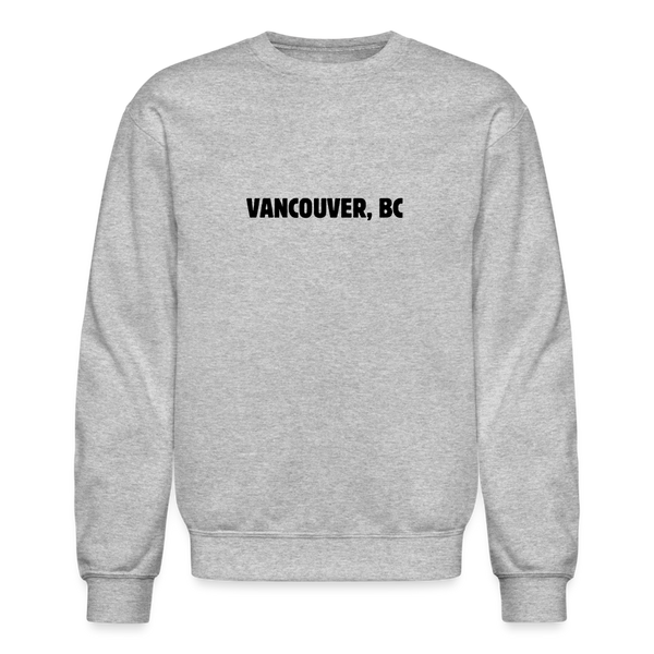 Vancouver BC Crewneck Sweatshirt - heather gray