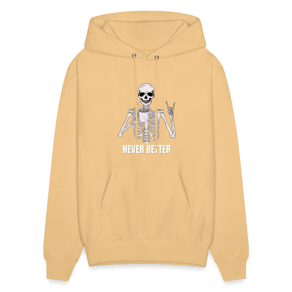 Never Better Unisex Hoodie - light yellow