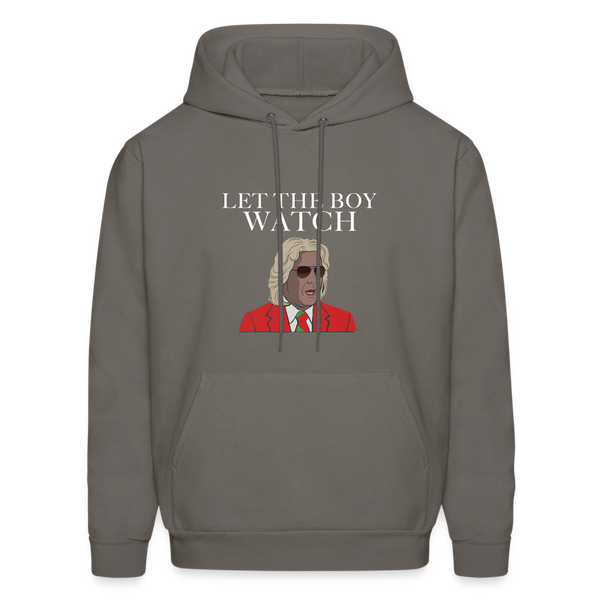 Let The Boy Watch Men's Hoodie - asphalt gray