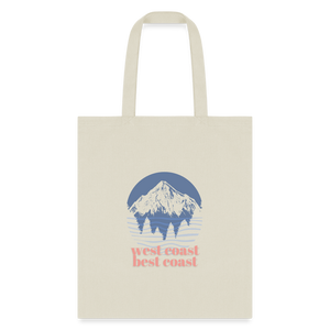 West Coast Best Coast Tote Bag - natural