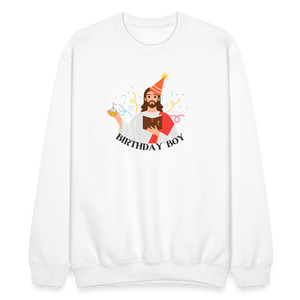 Birthday Boy Crewneck - white