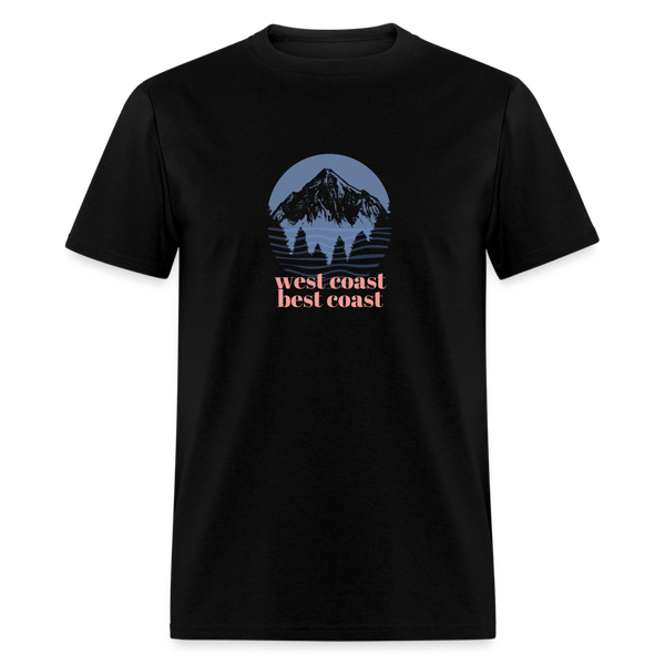 West Coast Best Coast Unisex Classic T-Shirt - black