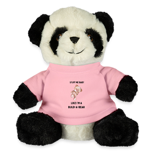 Stuff Me Baby Like Im A Build A Bear Panda Bear - petal pink