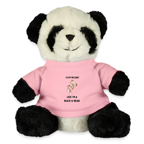 Stuff Me Baby Like Im A Build A Bear Panda Bear - petal pink