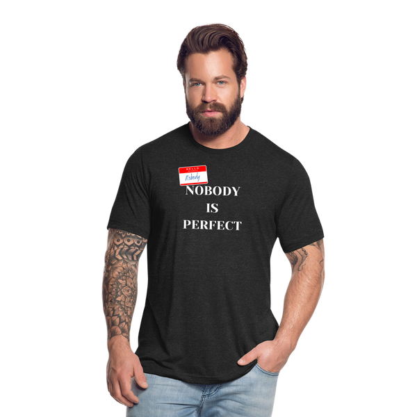 Nobody Is Perfect T-Shirt - heather black