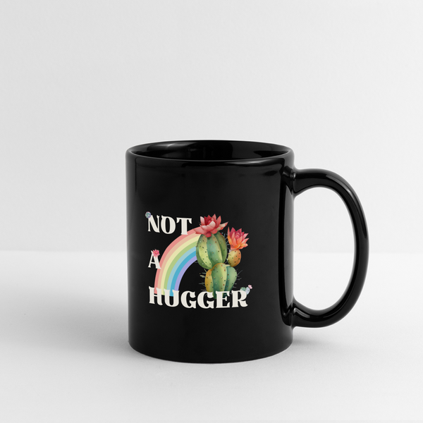 Not A Hugger Mug - black