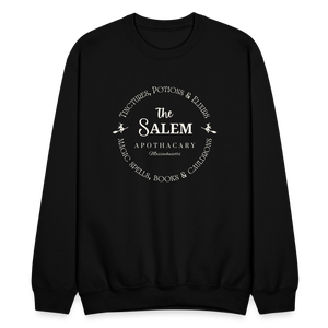 The Salem Apothecary Round Label Crewneck - black