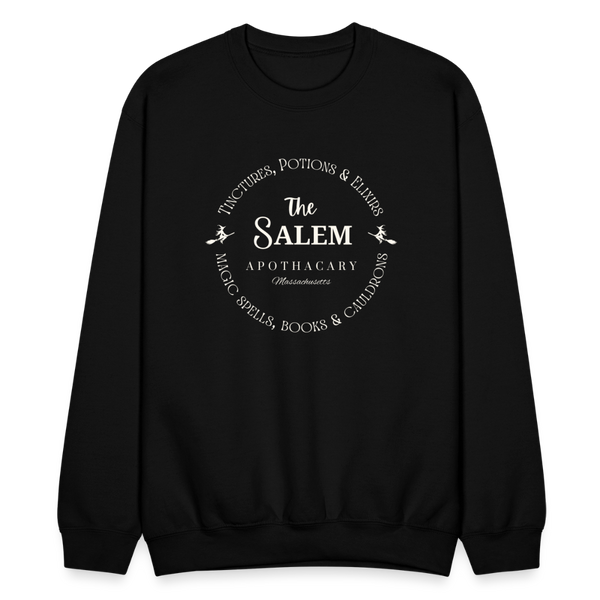 The Salem Apothecary Round Label Crewneck - black