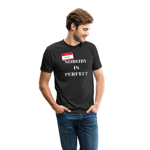 Nobody Is Perfect T-Shirt - heather black