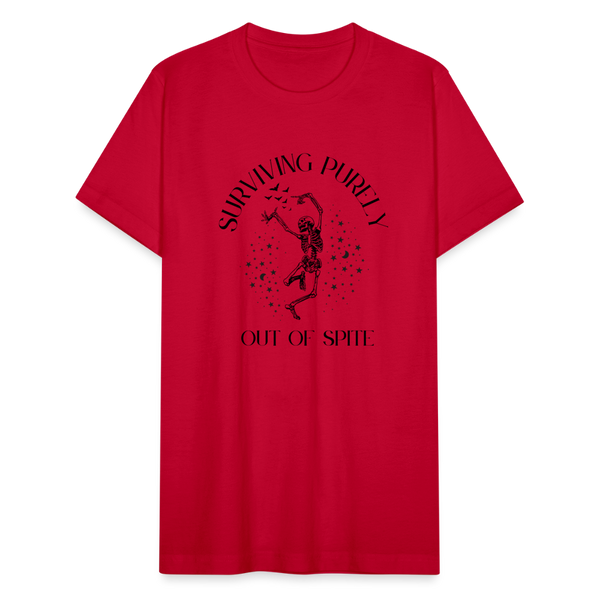 Surviving Purely Out of Spite T-Shirt - red