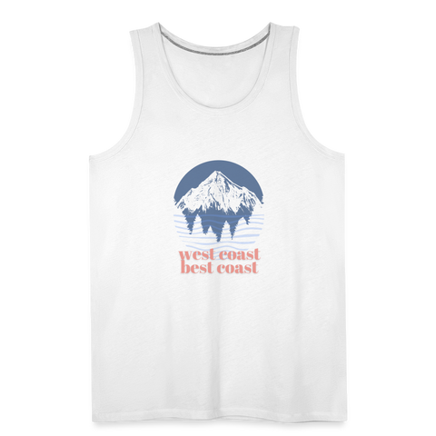 West Coast Best Coast Men’s Tank - white