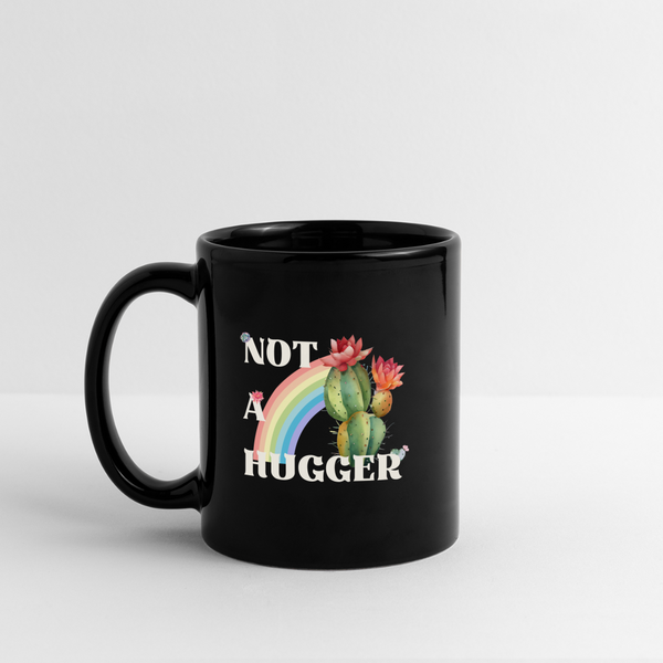 Not A Hugger Mug - black