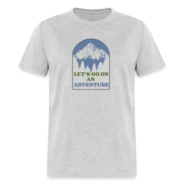 Let's Go On An Adventure Unisex Classic T-Shirt - heather gray