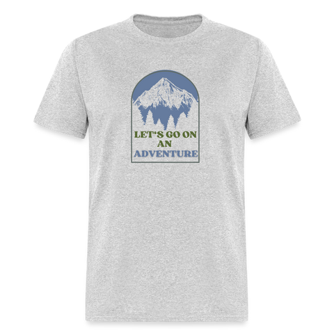 Let's Go On An Adventure Unisex Classic T-Shirt - heather gray