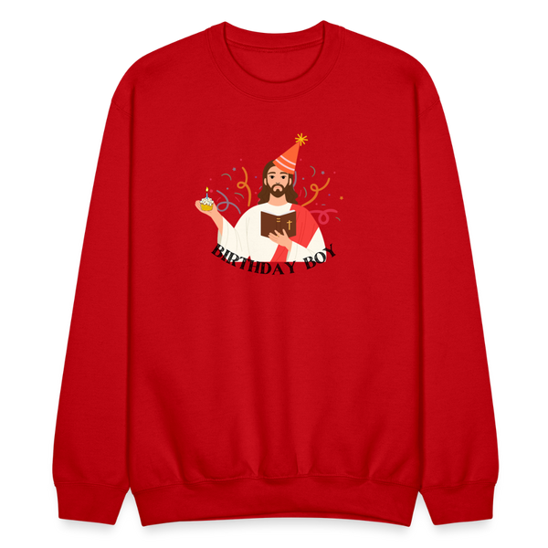 Birthday Boy Crewneck - red