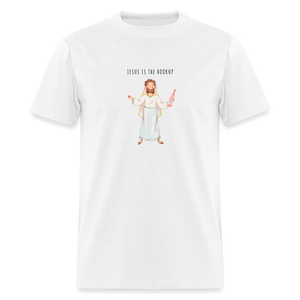 Jesus Is The Hookup Classic T-Shirt - white