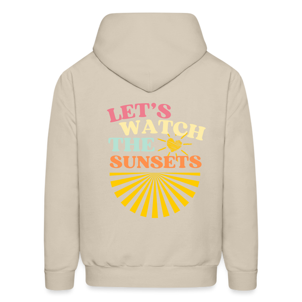 Let's Watch The Sunsets Hoodie - Sand