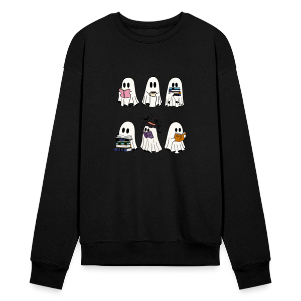 Ghost Reading Crewneck Sweatshirt - black