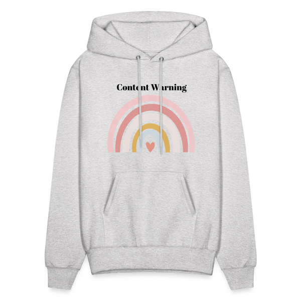 Content Warning Unisex Hoodie - ash 