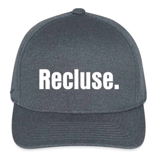 Recluse Flexfit Fitted Baseball Cap - dark heather gray