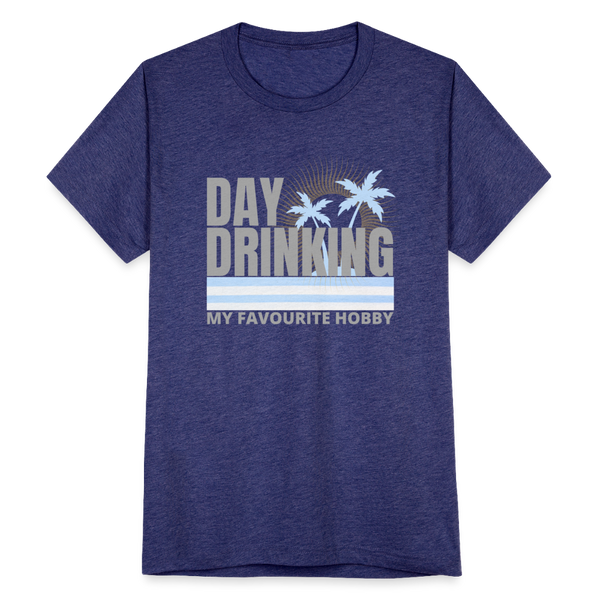 Day Drinking T-Shirt - heather indigo