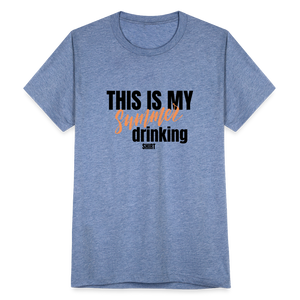 This is My Summer Drinking Shirt T-Shirt - heather blue