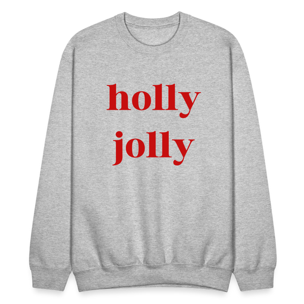 holly jolly Crewneck - heather gray