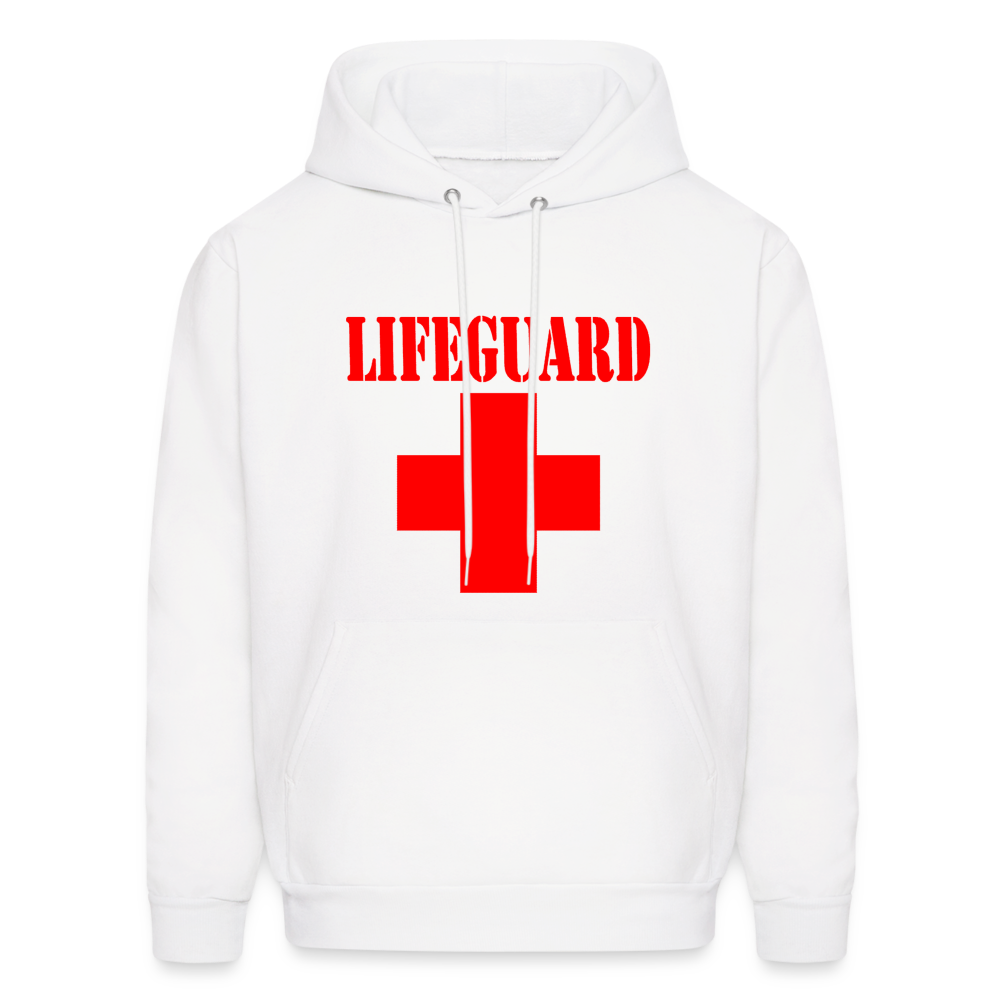 Lifeguard Unisex Hoodie - white