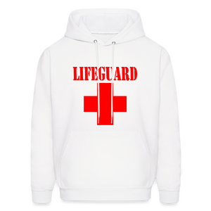 Lifeguard Unisex Hoodie - white