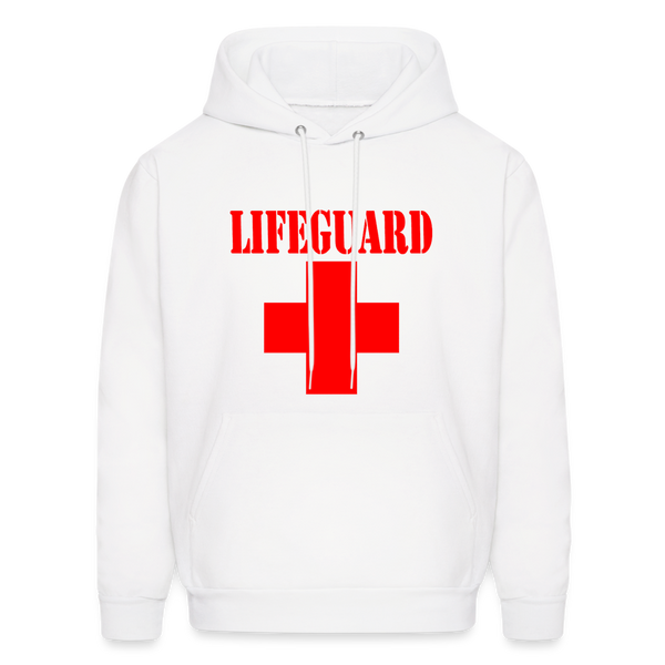 Lifeguard Unisex Hoodie - white