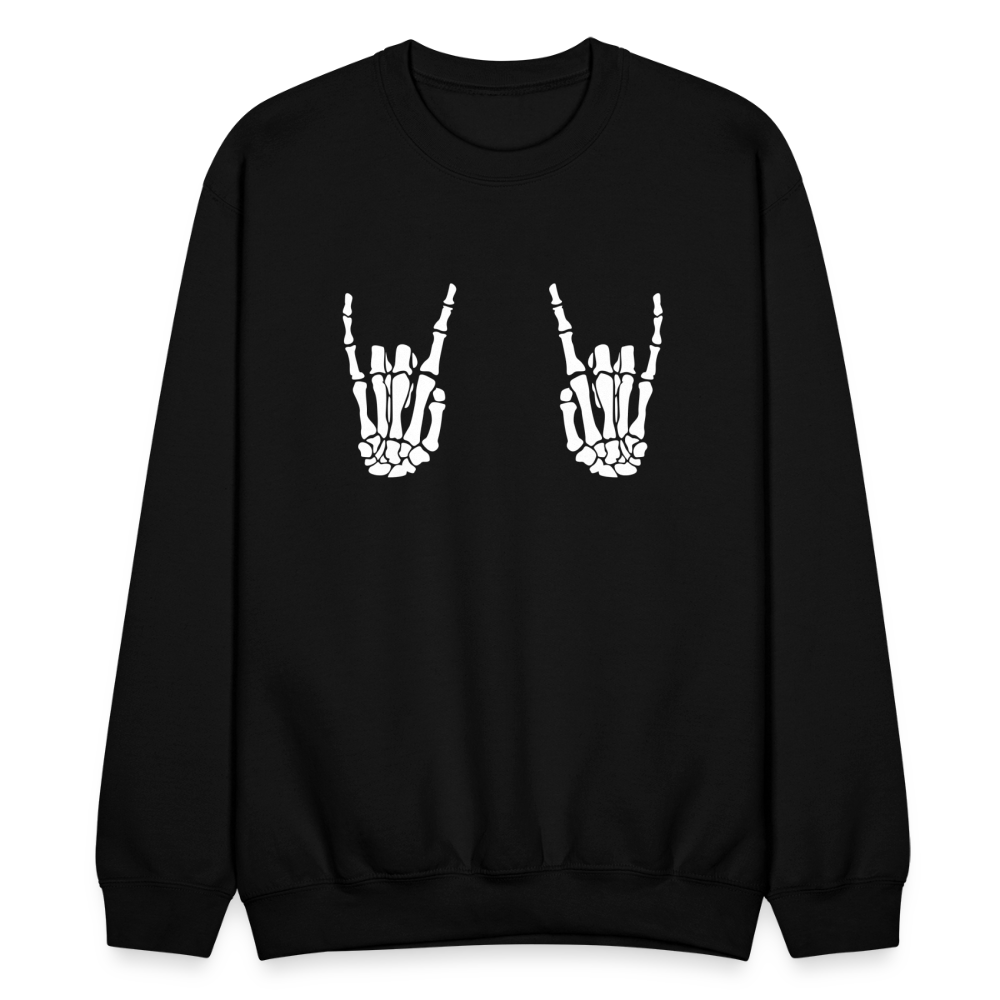 Skeleton Rock n Roll Crewneck - black