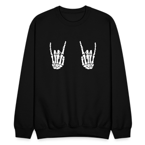 Skeleton Rock n Roll Crewneck - black