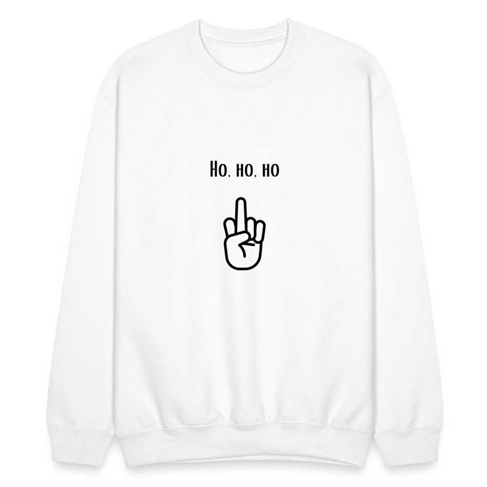 Ho Ho Ho Crewneck - white