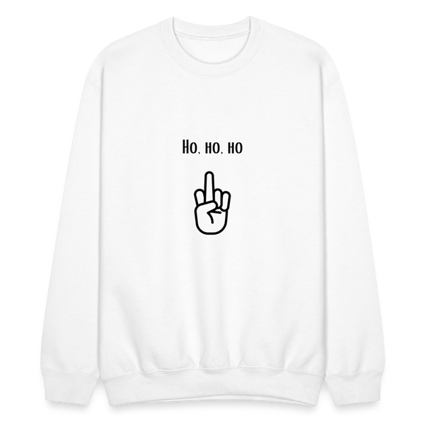 Ho Ho Ho Crewneck - white