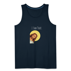 I Saw That Men’s Tank - deep navy