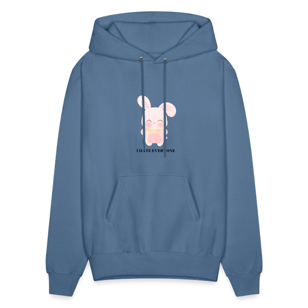 I Hate Everyone Men's Hoodie - denim blue